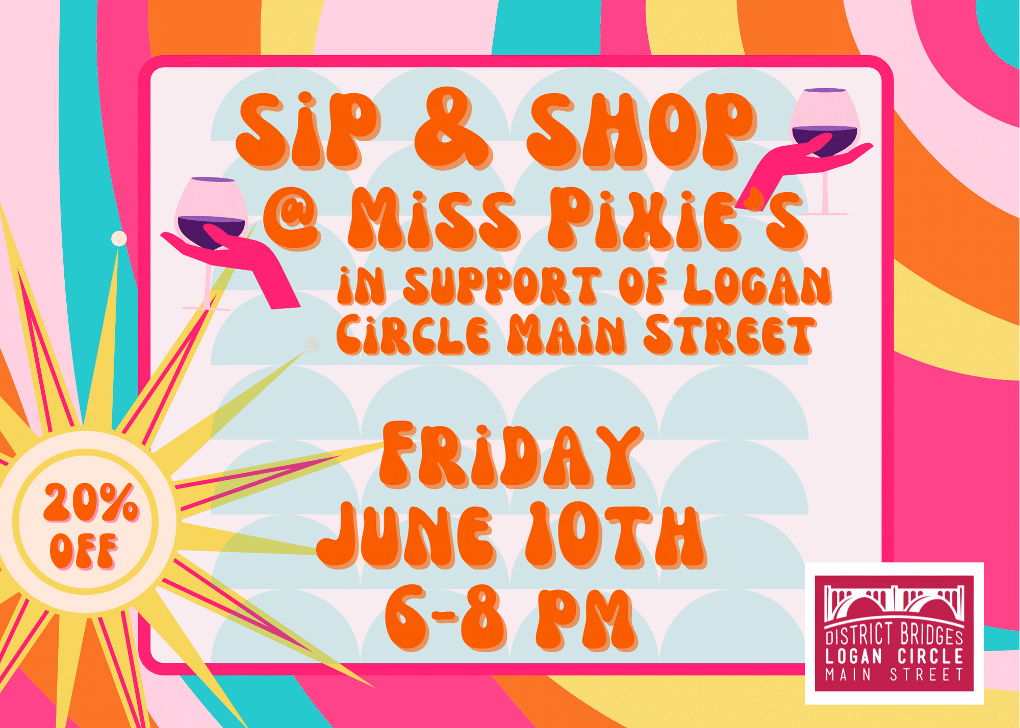 Sip and Shop Pixies June 10