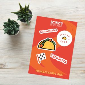 Tour De Taco Sticker Book